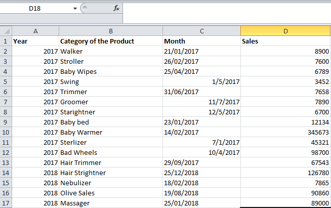 Frequency Distribution in Excel