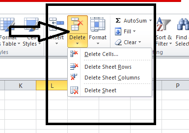 How to Delete Row in Microsoft Excel