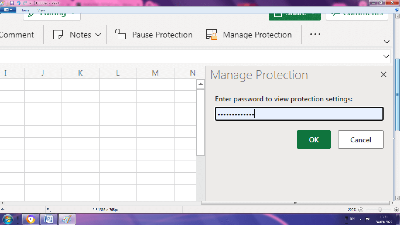 How to Protect an Excel File using Password