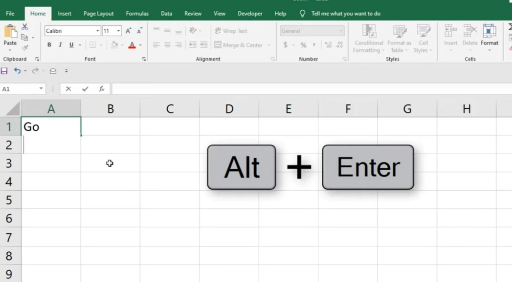 What Is A New Line Character In Excel