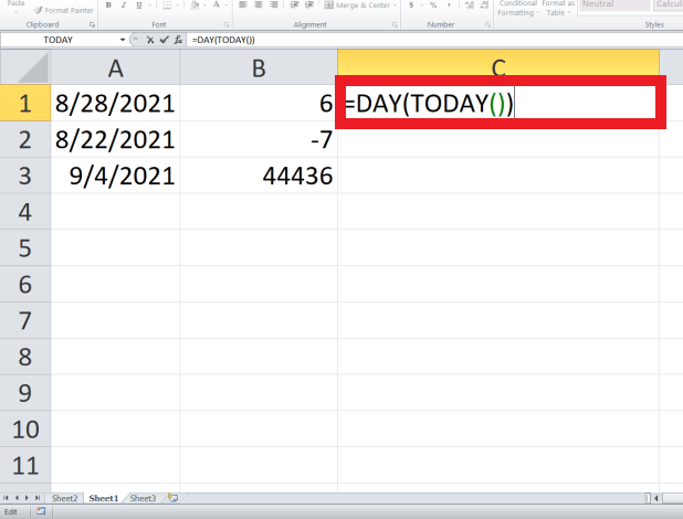 How to use TODAY function in Excel?