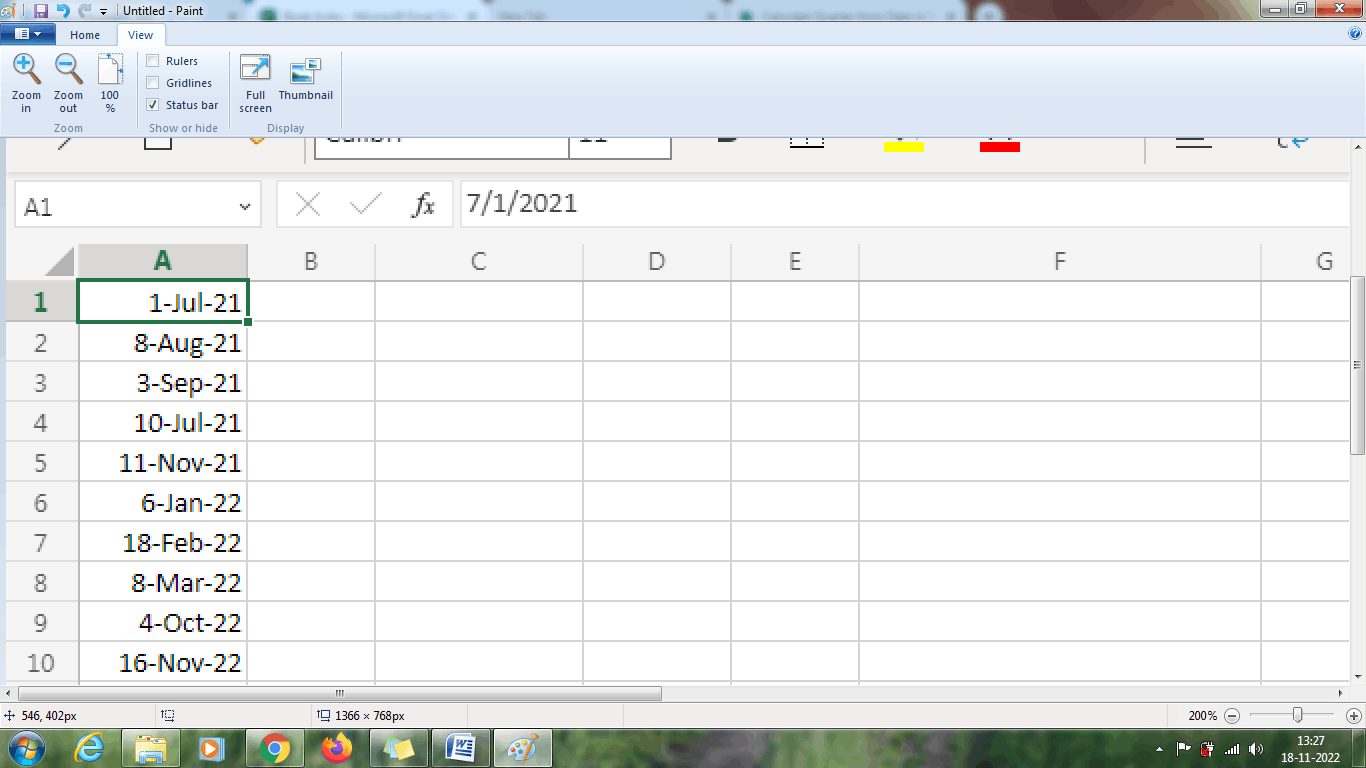 Quarter Dates in Excel