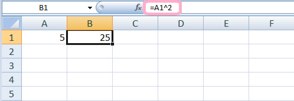 Square Root Function in Excel - TAE