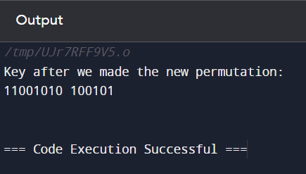 Des Implementation in C