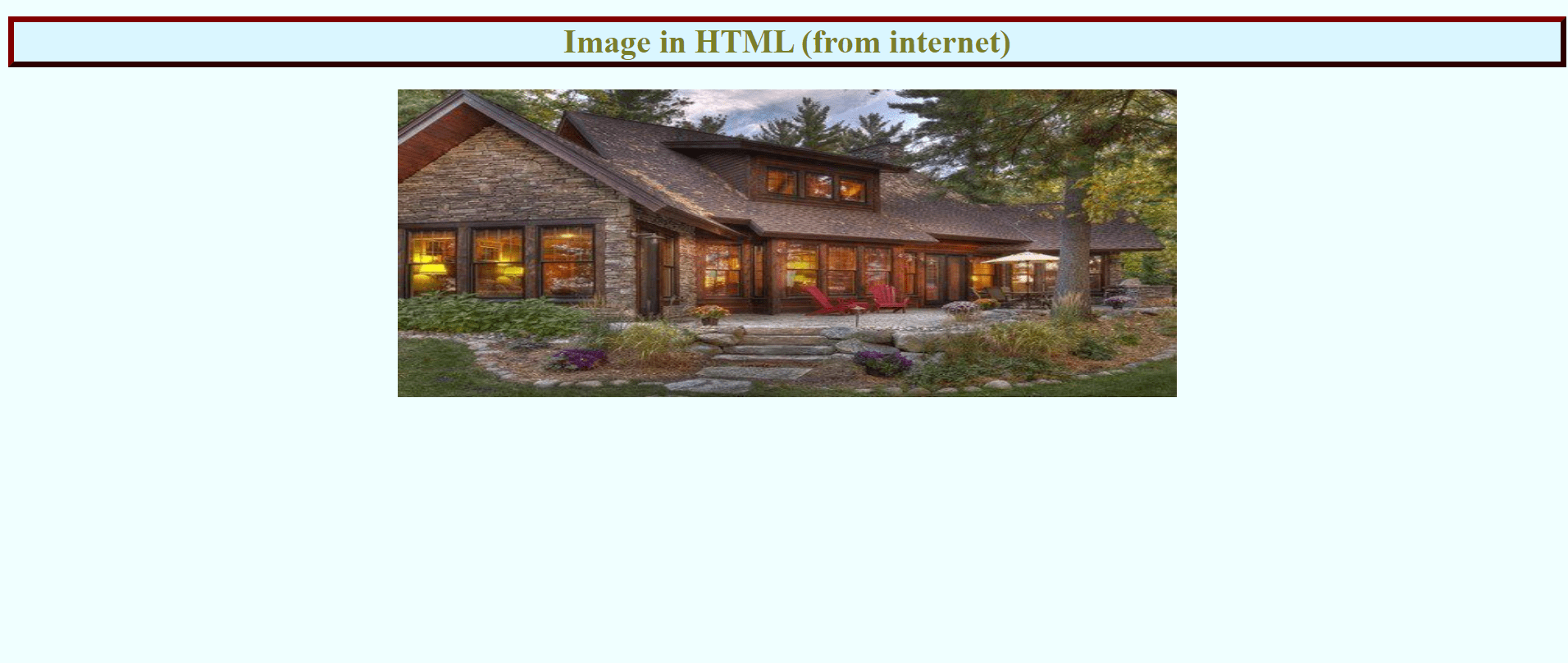 How to insert image in HTML