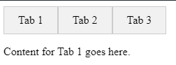 HTML Tab/>
<!-- /wp:html -->

<!-- wp:paragraph -->
<p>In this example, we have a set of tabs (Tab 1, Tab 2, Tab 3) and corresponding content areas. The showContent JavaScript function is responsible for toggling the visibility of the content based on the selected tab.</p>
<!-- /wp:paragraph -->

<!-- wp:heading -->
<h2 class=