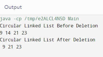 CIRCULAR LINKED LIST INSERTION AND DELETION