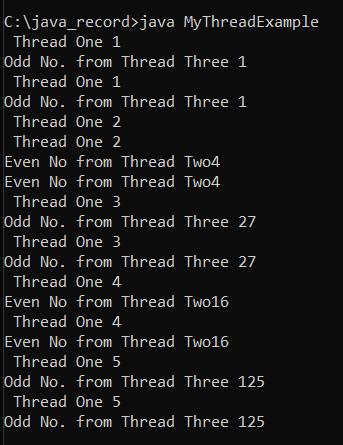 Creation of Multi-Thread in Java