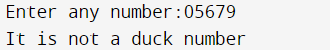 Duck number in Java