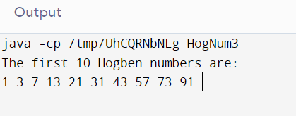 Hogben Numbers in Java