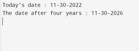 How to Add 4 Years to the Current Date in Java