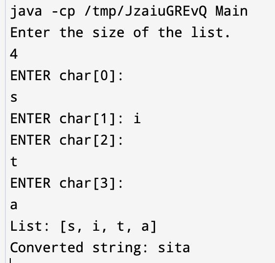 How to convert list to String in java