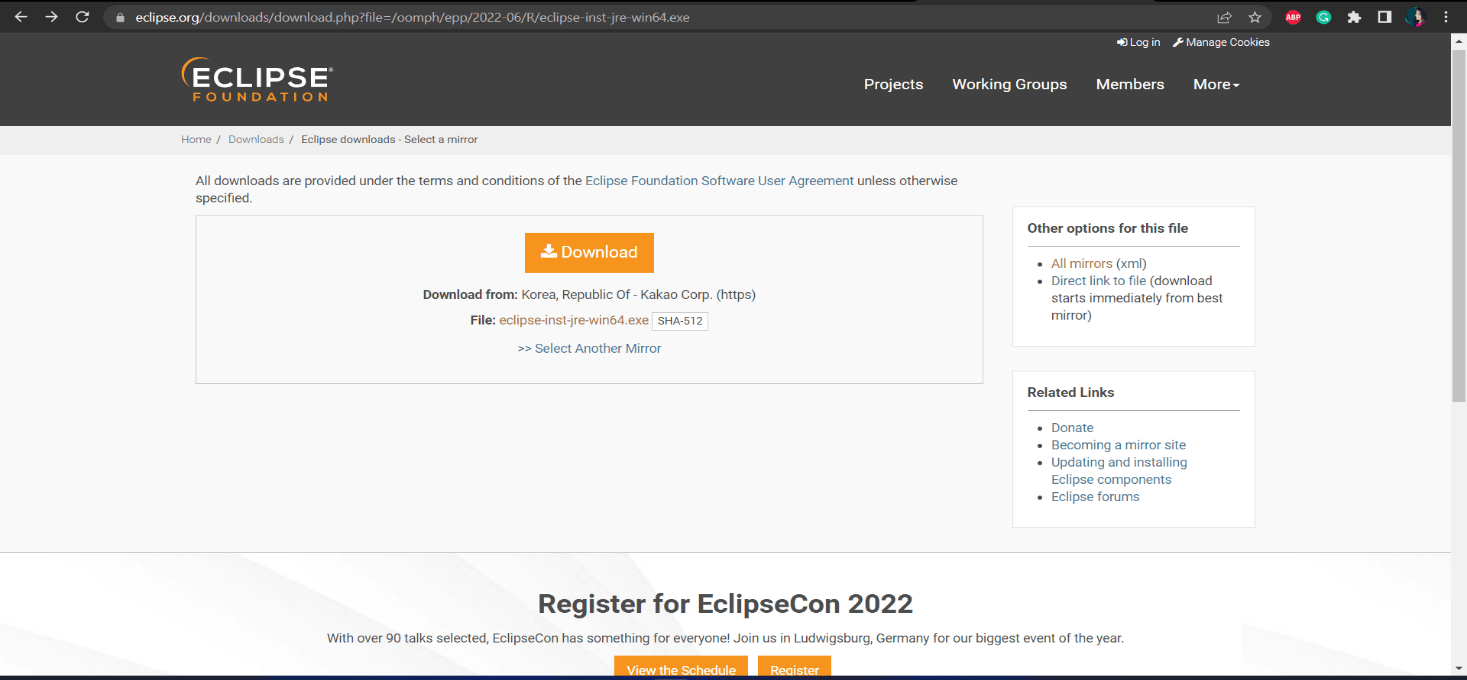 How to download Eclipse for Java