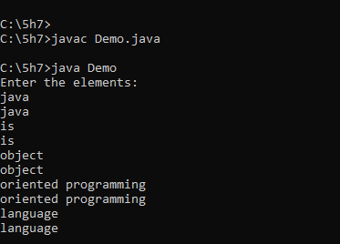 How to Take Multiple String Input in Java using Scanner