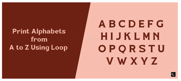 Java Program to Print Alphabets from A to Z Using Loop/>
<!-- /wp:html -->

<!-- wp:paragraph -->
<p>There are different methods are available to print the alphabets from A to Z and a to z.</p>
<!-- /wp:paragraph -->

<!-- wp:list {