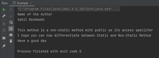 Static Vs Non-Static In Java