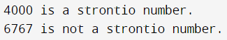Strontio Number in Java