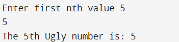 Ugly number in Java