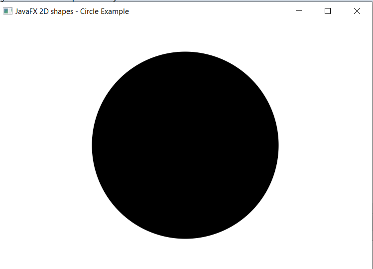JavaFX 2D Shape Circle