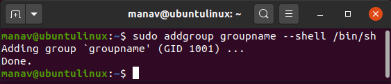 addgroup Command in Linux with Examples