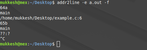 addr2line Command in Linux with Examples