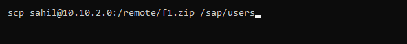 Linux SCP Command