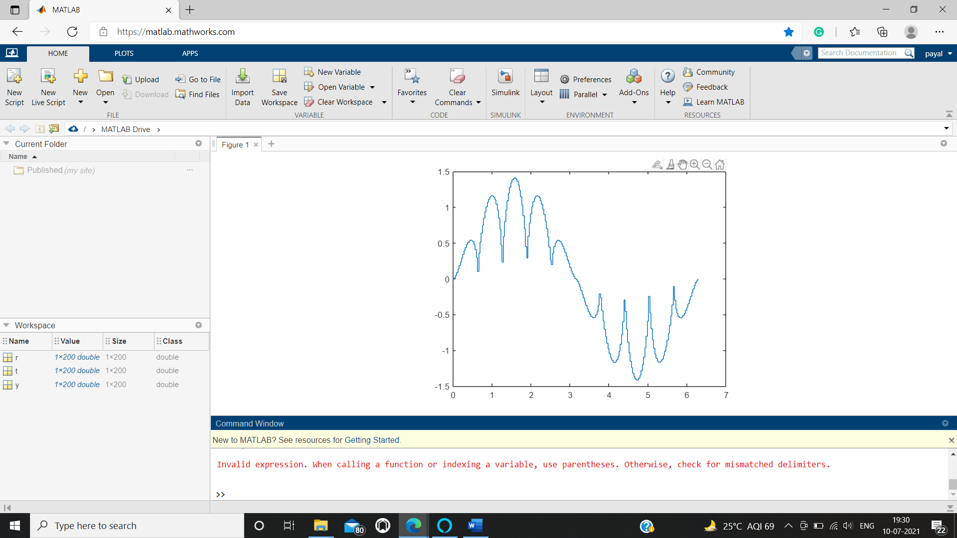 Matlab Special Graphic Function