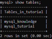 MySQL Table