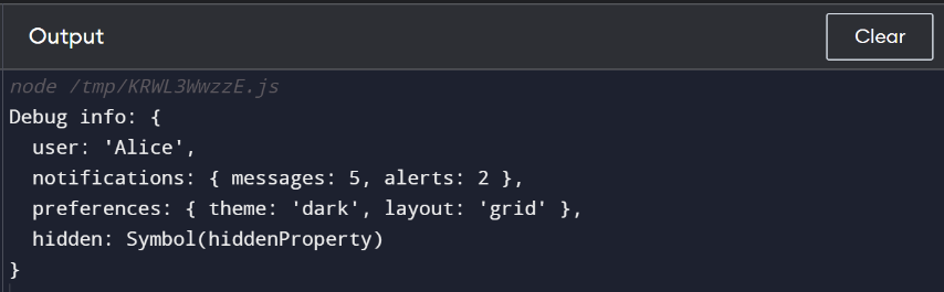 Node.js util.formatWithOptions() Method