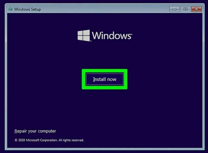 Installation of Operating System on a New PC