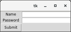 Create a Table Using Tkinter in Python