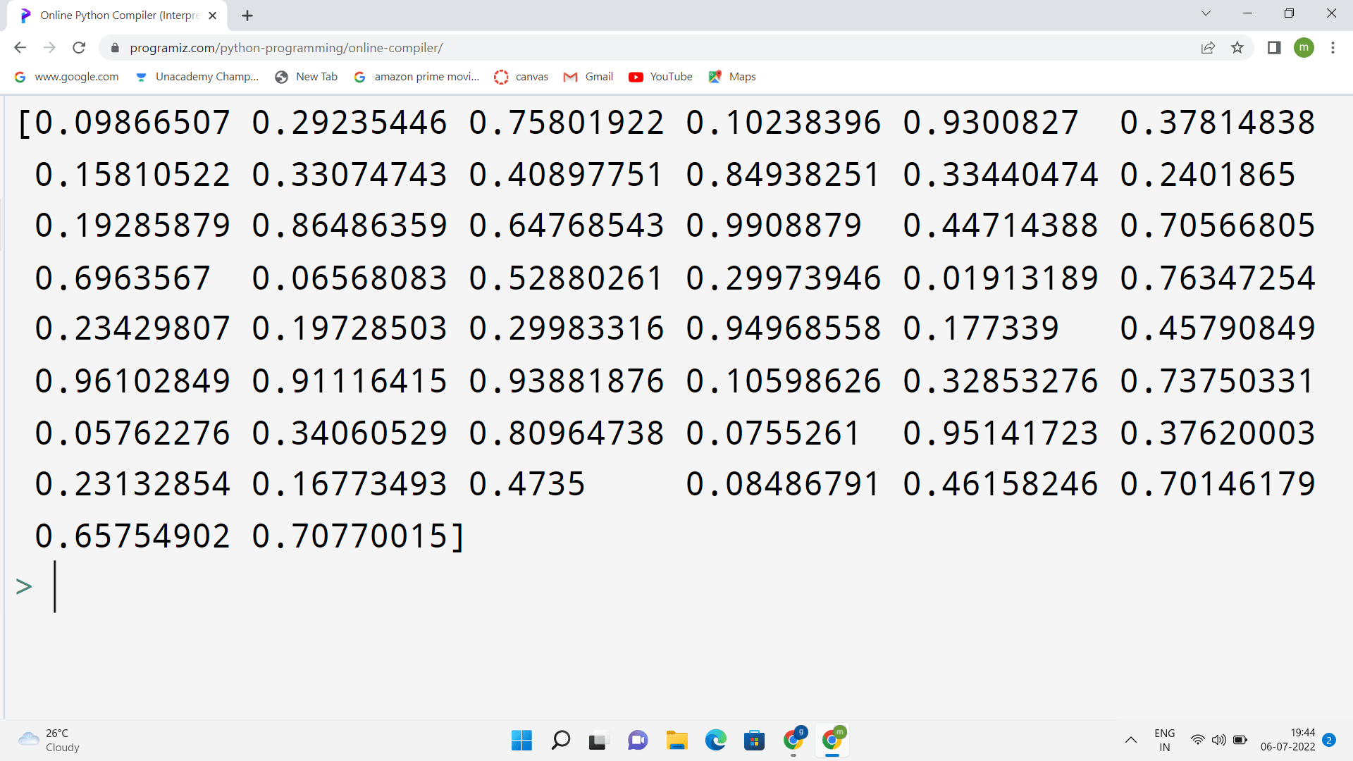 Data Distribution in Python