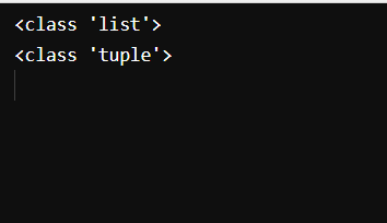 Difference between python list and tuple