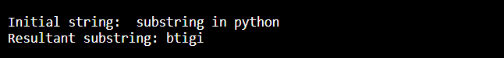 How to Substring a String in Python
