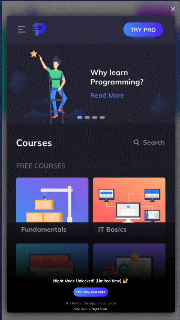 Programming hub App