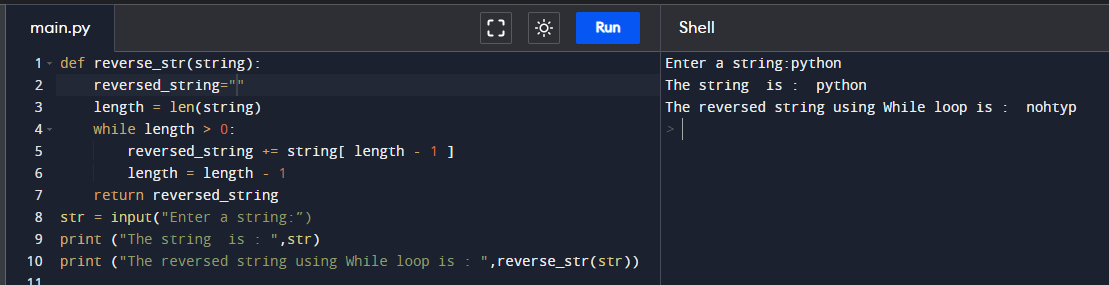 Reverse A String In Python