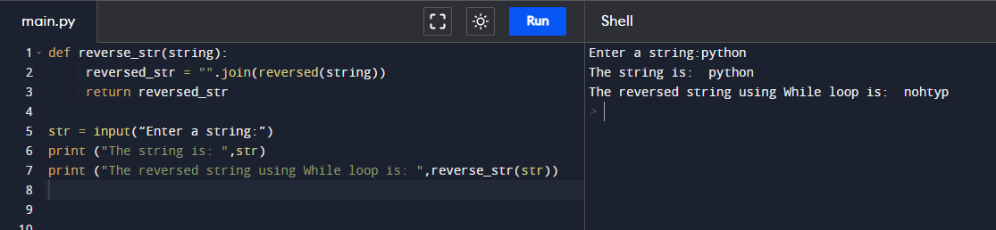 Reverse A String In Python