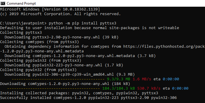 Text to Speech by using ttsvoice – Python