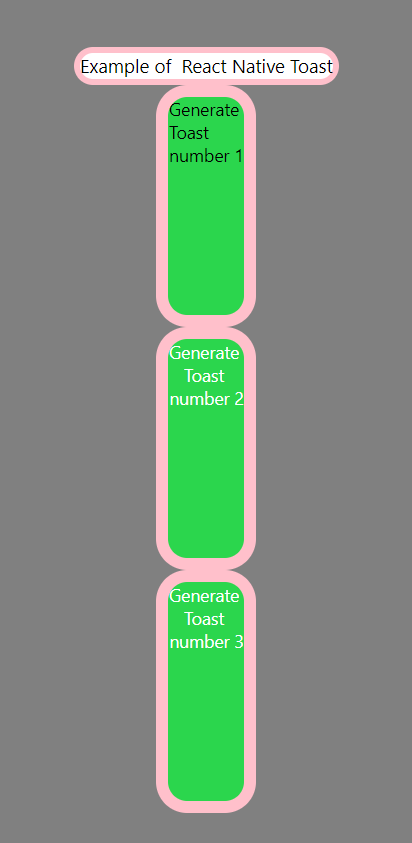 React native toast