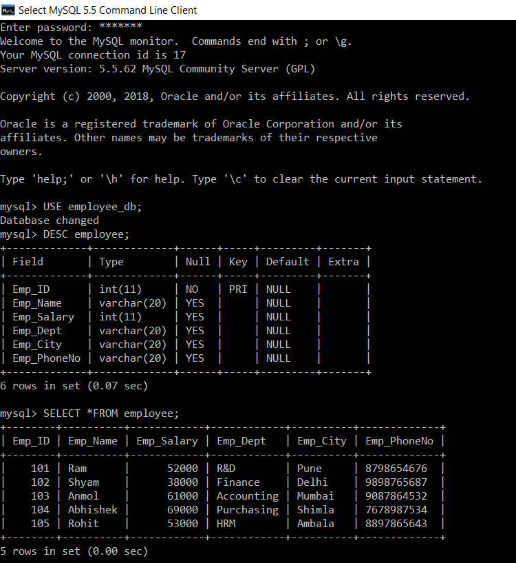 How to delete column in table