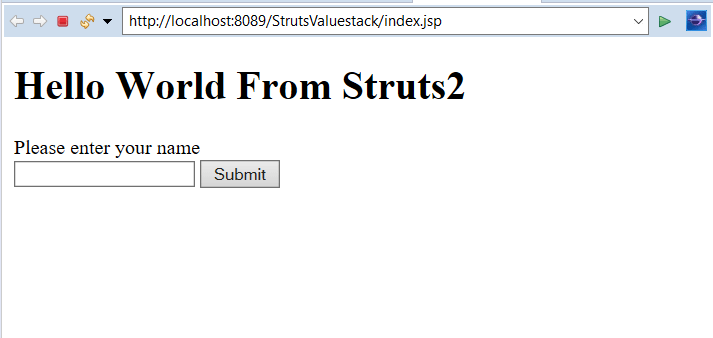 Struts-Value Stack