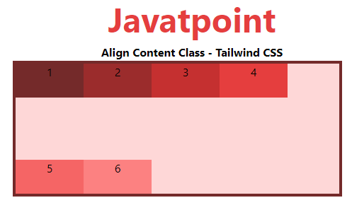 Tailwind CSS Align Content - TAE