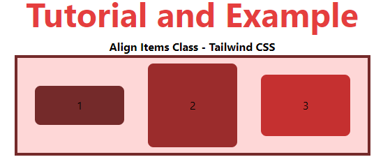 Tailwind CSS Align Items