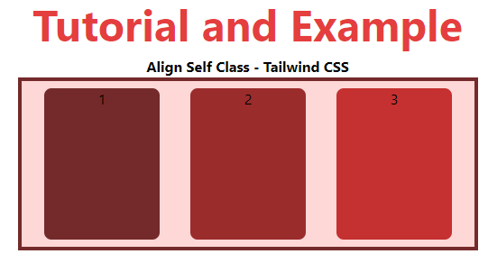 Tailwind CSS Align Self - TAE