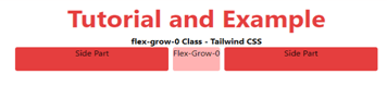 Tailwind CSS Flex Grow