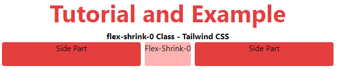 Tailwind CSS Flex Shrink