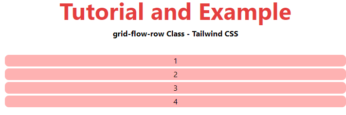 Tailwind CSS Grid Auto Flow