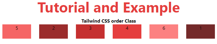 Tailwind CSS Order