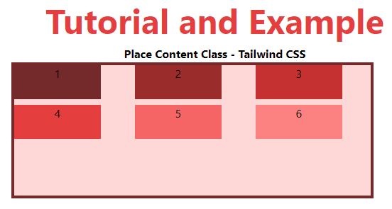 Tailwind CSS Place Content