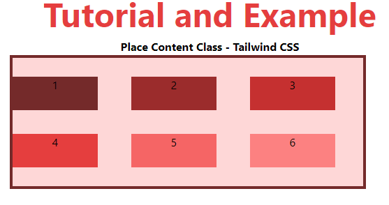 Tailwind CSS Place Content